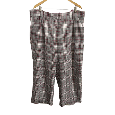 Something 4 Olivia Womens  Size 18 Soho Check Pants