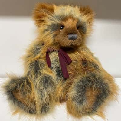 Brown / Black Furry Teddy Bear