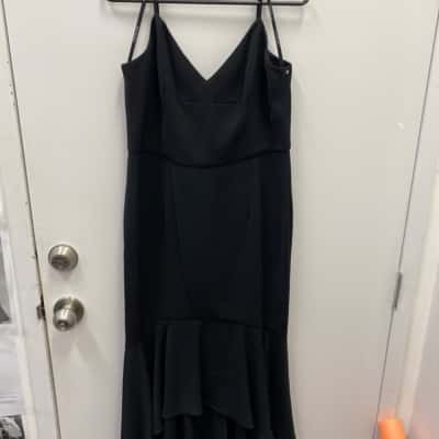 Forever New Womens  Size 16 Maxi Dress Black  