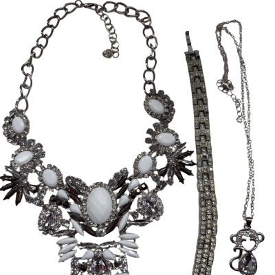  Women’s Silver Jewellery pack COSTUME