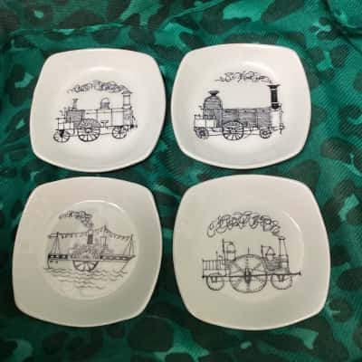 4 Vintage Midwinter Stylecraft Pin Dishes