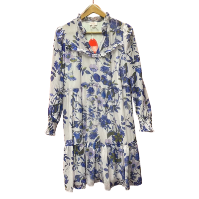 Leona Edmiston BNWT Womens Ruffle Tunic Dress Floral / Mauve 