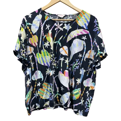 Gorman Multicoloured Black T-Shirt Size 18