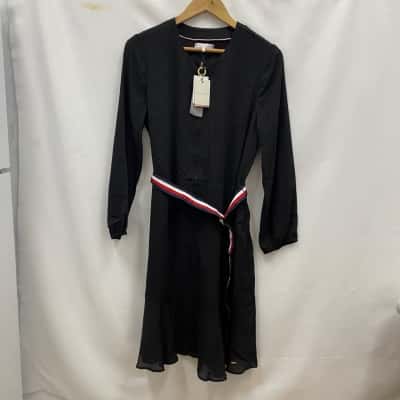 Tommy Hilfiger Women's Penelope Dress Size M Black RRP$179