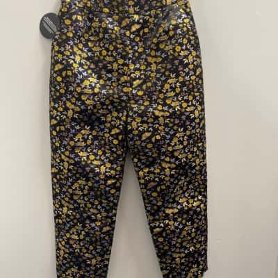 Sass & Bide Womens  Size 12 Straight Leg Pants Multicoloured 