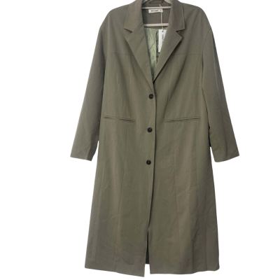 BNWT Perfect Stranger  Size 12 Trench Coat Green Rrp$160