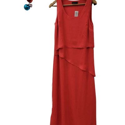 Jacqui-E Womens  Size 8 Formal Dress / Maxi Dress / Sleeveless Dress  Red 