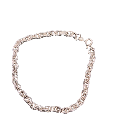 Sterling Silver ByzantineLink  Bracelet 