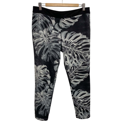 Sass Womens  Size 12 Black Prints Pants