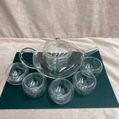 Pot Himo Cooking Glass -  Teapot with 5 Cups