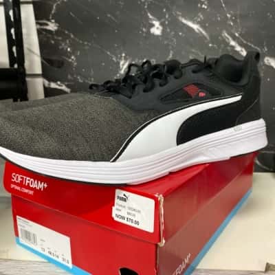 Puma  soft foam sneakers   Size 13 Black  / White  new 
