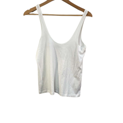 BNWT Henne Womens  Size S Tank Top White RRP $99.00
