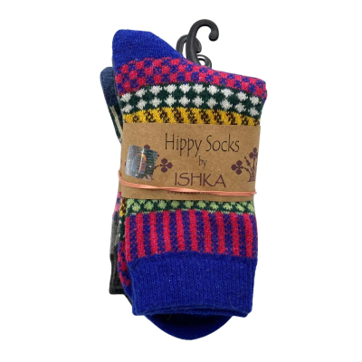 BNWT Ishka Hippy Socks Pack of 3. HTH