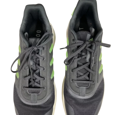 Mens adidas boost size uk13 black grey and green sneakers