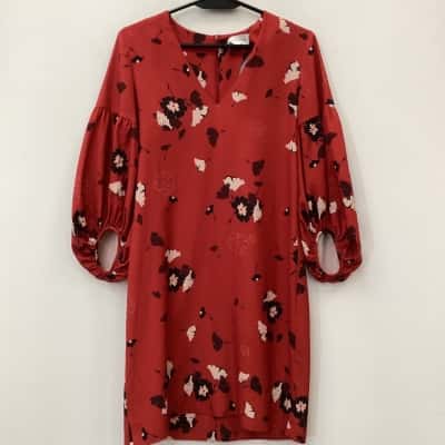 Veronica Maine Womens  Size 8 Black  / Maroon / Multicoloured / White 