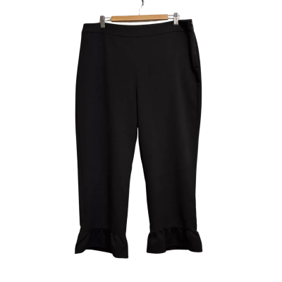 Piper Women’s Size 16 Black Ruffle Hem Pants 
