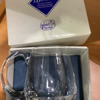 Bohemia Crystal Mouth Blown Glass Beer Tankard/Mug