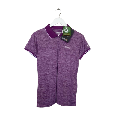 Regatta Outdoors Womens Polo Shirt  Size 44 Purple 