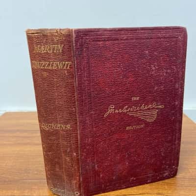 Antique book - The life and adventures Martin Chuzzlewit by Charles Dickens