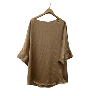 Refinity City Chic Brooklyn Top  Size M Blouse Taupe