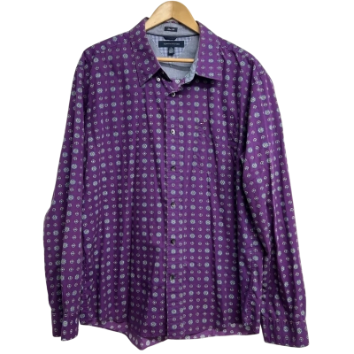 Tommy Hilfiger Mens Size XL Purple Shirt