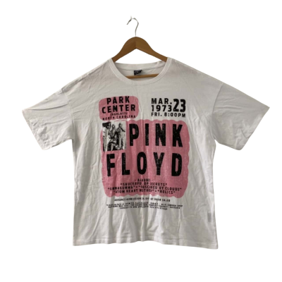 Pink Floyd 1973 Flyer Tour T-Shirt in Stone Vintage Woman's Size 12 Daydreamer