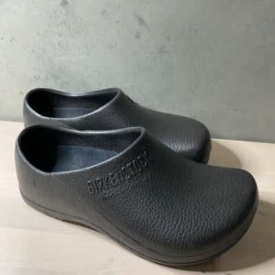 Birkenstock Black Slip On Chef Clogs Size 37