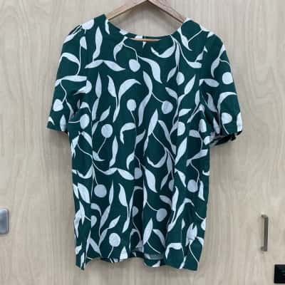 Regatta Womens  Size 18 Short Sleeve Top Green 