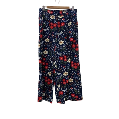 Princess Highway Womens  Size 12 Culottes Floral / Navy Blue 