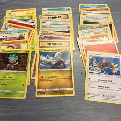 Pokémon bulk card lot of 30 cards 