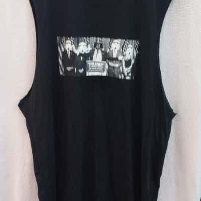  Mens Goat Crew Size XXL Singlet  Black  