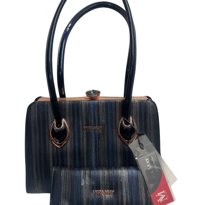 Vera May Womens Handbag Black  / Grey / Navy Blue / Rose Gold 