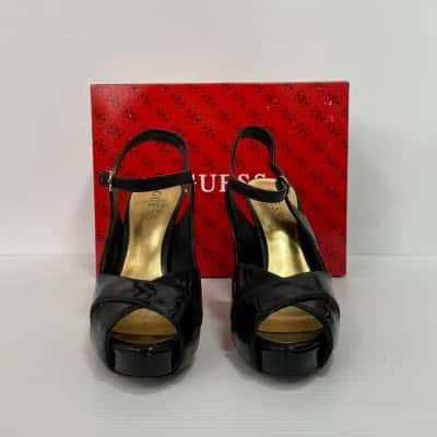 Guess Arka Black Heels - Size 6 RRP $139
