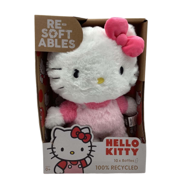 BNIB Re-Softables Sanrio Hello Kitty 100% Recycled Toys2
