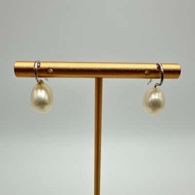 Pearl Earrings Stamped 925