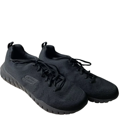 Skechers Black Knit Sneakers Size EUR 47.5 