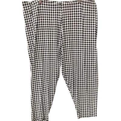 Taking Shape Womens  Size 28 Leggings Black  / Checked / White 