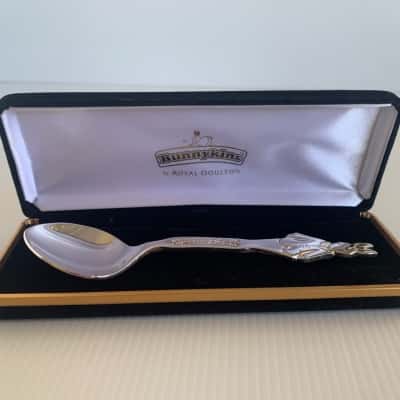 Royal Doulton Bunnykins Silver Plated Baby Spoon - New in Box