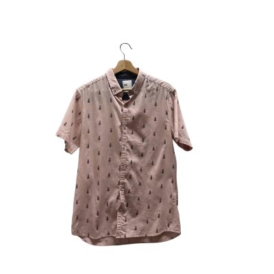 YD Mens Pink Pattern Shirt