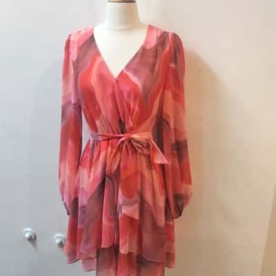 Portmans Womens  Size 8 Cocktail Dress Multicoloured 