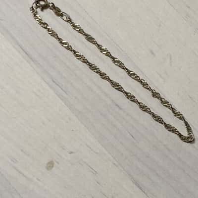 Silver Loose Twist Rope Bracelet 925