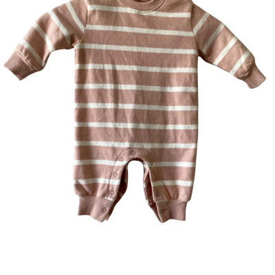  baby berry Baby Size 00 Onesie Pink / Striped / White 