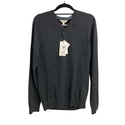 BNWT Blaq Mens  Size S Merino wool Jumper Grey rrp$99.95
