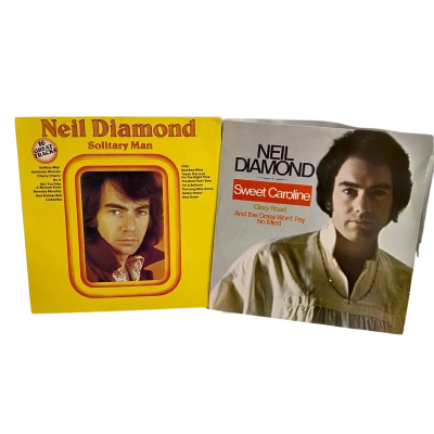 Neil Diamond Solitary Man LP Vinyl & Sweet Caroline LP Vinyl 