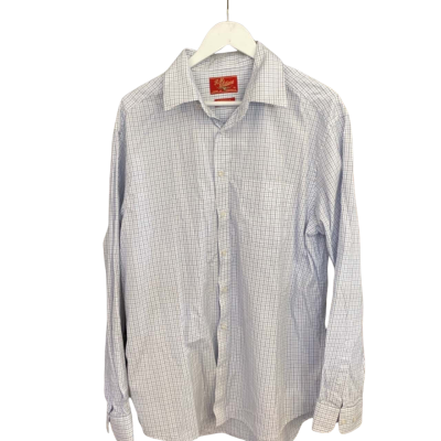 R.M.Williams Mens  Size XXXL Long Sleeve Shirt Blue / Checked / White 