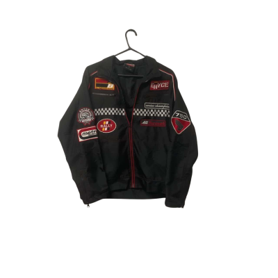  Mens Enyce Size S Bomber Black  / Checked / Red 