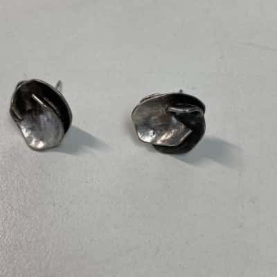 925 Sterling Silver Rose Earrings 