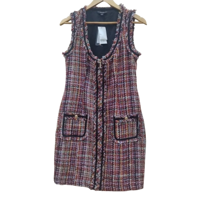 Guess Womens Size 8 Midi Dress Multicoloured (9)