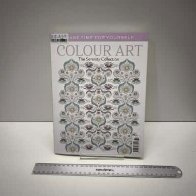 Colour Art The Serenity Collection Adult Coloring Book Take Time For Yourself