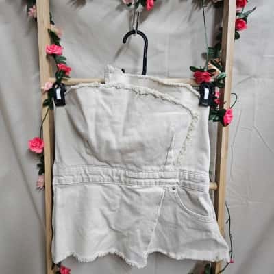 Womens Zara Asymmetrical Bustier Size M RRP $79.95